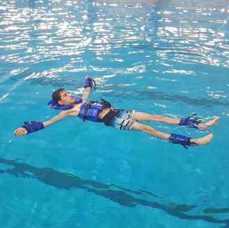 ست شناوری آبی-تجهیزات اب درمانی -لوازم ورزش در اب استخر